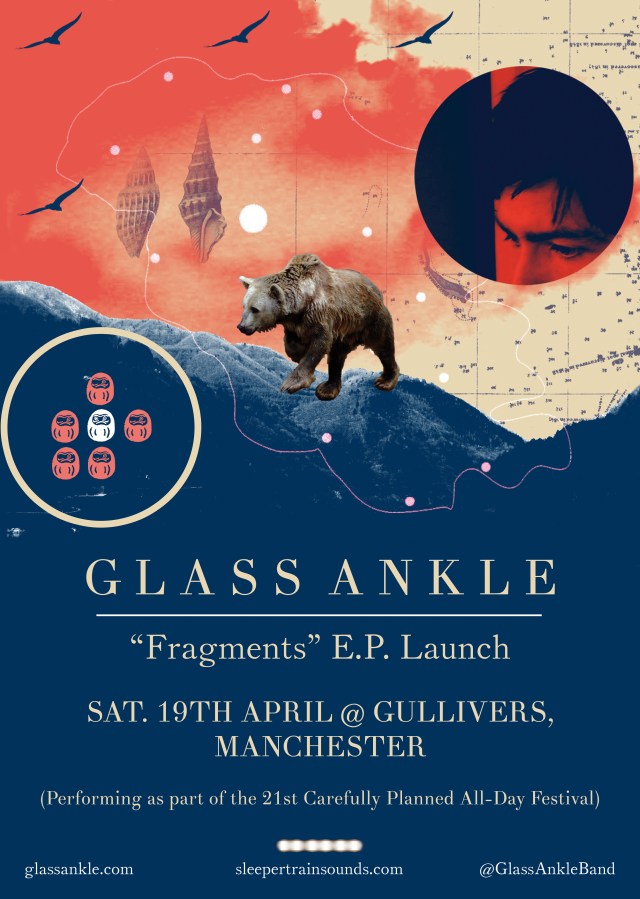 Glass Ankle - Fragments - gig promo poster a3 rastersized text with bleed JPG rgb